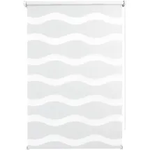 Good Life Doppelrollo WAVE 90 x 210 cm Wellen/weiß