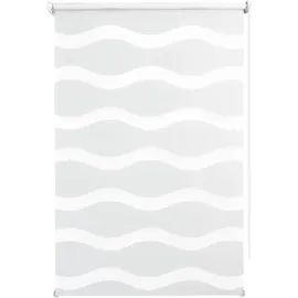 Good Life Doppelrollo WAVE 90 x 210 cm Wellen/weiß