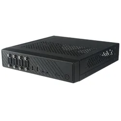 Akasa Cypher SPX, Mini Tower, PC, SGCC, Schwarz, Thin Mini-ITX, Festplatte, Leis