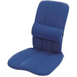 Keilkissen Sitzkeil Orthopädisches Sitzkissen Lesekissen Grau/Blau - Blau