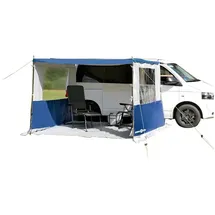 Brunner Seitenwand-Set 2 Stück 2,4 x 2,0 m Blau/Weiß