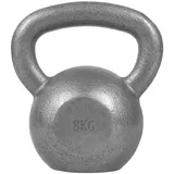 GORILLA SPORTS® Kettlebell - 2 bis 32 kg Gewichte, Einzeln/Set, Gusseisen, Bodenschonend, Silber oder Schwarz - Kugelhantel, Schwunghantel, Kugelgewicht, Rundgewicht, Krafttraining