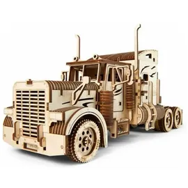 UGEARS - Mechanisches 3D-Holzpuzzle Sattelschlepper Heavy Boy - Braun