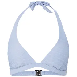 TOM TAILOR Damen Bikinitop mit Neckholder, blau, Gr. 38C