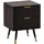 Wohnling Nachtschrank 43,5 x 39 x 56 cm Schwarz