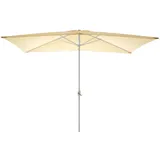 VCM Sonnenschirm eckig 200 x 300 cm Beige