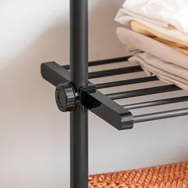 SoBuy Garderobenständer KLS07 Schwarz