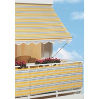Angerer Freizeitmöbel Klemmmarkise gelb-grau, Ausfall: 150 cm, versch. Breiten gelb|grau 350 cm