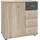 WIMEX Kombikommode 81 x 83 x 41 cm Grau / Beige