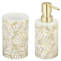 Wenko Bad-Accessoire Set Terralba, 2-teilig, aus Polyresin,