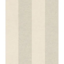 Rasch Textil Vliestapete STRIPE 10,05 m x 0,53 m 0 g Beige 600742