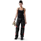 Kübler Pulsschlag Hose 2124 schwarz/mittelrot Größe 52