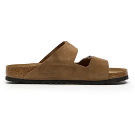 Birkenstock Herren Arizona Suede Leather Sandale (Größe 42, braun)