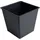 Estexo Blumentopf Einsatz 26 x 26 x 26 cm Schwarz