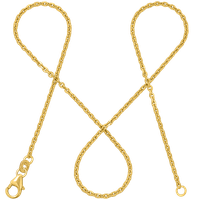 modabilé Ankerkette 1,7mm Halskette Damen Kette 34cm-100cm lang Goldkette I 585 Gold 14 Karat 45cm