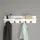[en.casa] Wandgarderobe Hammarö 80 x 11 x 18 cm Weiß