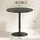Homcom Runder Esstisch 80 x 75 x 80 cm schwarz
