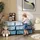 Homcom Spielzeugkiste, Blau Kunststoff, 9 Schubladen, 37x56.5x113 cm Kinder & Jugendzimmer, Kindermöbel Kinderregale