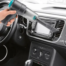 DS PRODUKTE CLEANmaxx Akku-Handstaubsauger grau-blau