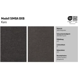 Cotta Simba 120 x 200 cm Schwarz