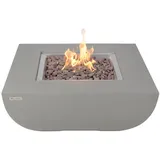 ELEMENTI Feuertisch Westport Ø 87 cm Hellgrau
