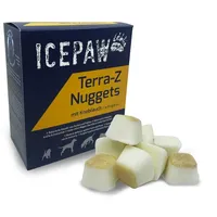 ICEPAW Terra-Z Nuggets I Snack für Hunde I Knoblauch und Schafsfett I natürlicher Schutz vor Zecken und Flöhen I für schnelle Energie I 40 Stück (265g)