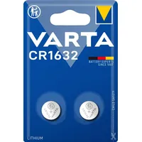 Varta Batterien Knopfzellen CR1632, Lithium Coin, 2 Pack (B)