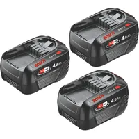 Bosch 3x PBA 18V 4.0Ah W-C Akku 18 V