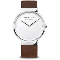 Bering Herren Uhr Armbanduhr Max René - 15540-402 Leder