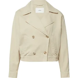 s.Oliver Cabanjacke aus Twill im Relaxed Fit Beige 42