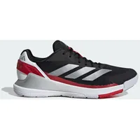Adidas Crazyquick Padel-Schuh Core Black / Silver Metallic / Lucid Red 43 1/3