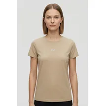 Boss T-Shirt BOSS ORANGE "Elove Embro Premium Damenmode", Damen, Gr. XL (42), rust, copper 222, Single Jersey, Obermaterial: 100% Baumwolle, unifarben, schmal normal, Rundhals, Shirts T-Shirt, mit Rundhals, Slim Fit