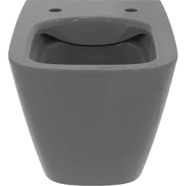 Ideal Standard i.life B Wand-WC mit WC-Sitz Grau glänzend