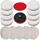 vidaXL Polierschwamm Set 14-tlg. 180 mm