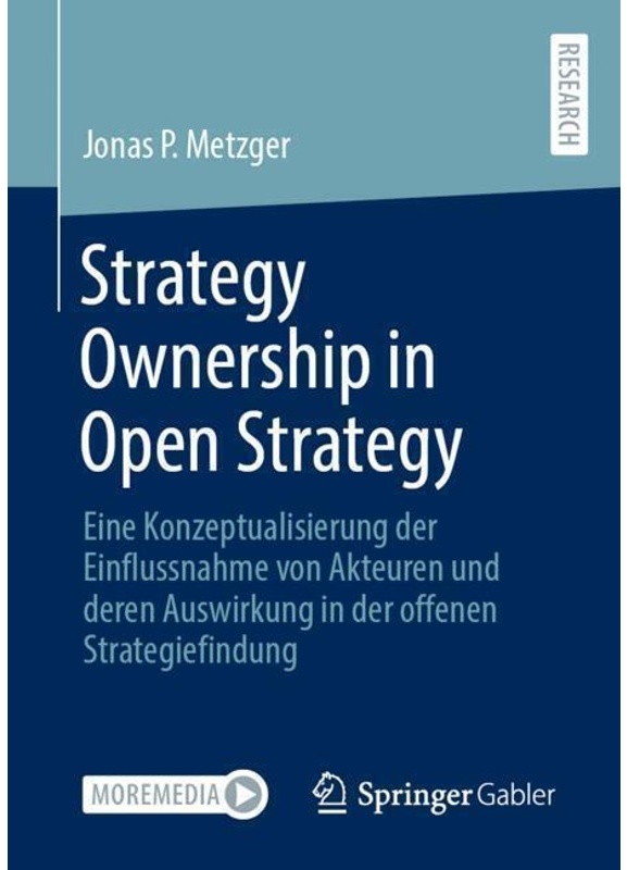 Strategy Ownership In Open Strategy - Jonas Philippe Metzger  Kartoniert (TB)