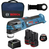 Bosch Akku-Multi-Cutter GOP 12V-28 / 2x 3,0 Ah Akku + Ladegerät im Softbag