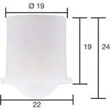 OEM Kugelrolle 0 Ø 19 mm x 19 mm