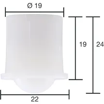 OEM Kugelrolle 0 Ø 19 mm x 19 mm
