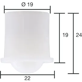 OEM Kugelrolle 0 Ø 19 mm x 19 mm