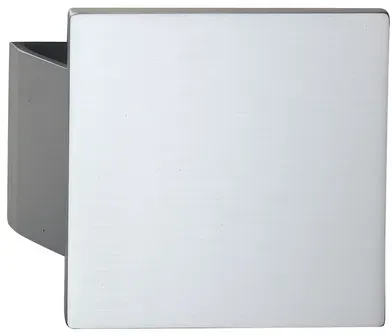 HT-Griffplatte,8203,Quadrat,BA50, Ø 10,Aluminium hellbraun