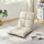 [en.casa] Relaxsessel Deinze gepolstert 2er-Set 0 x 0 x 0 cm Beige mit Liegeposition