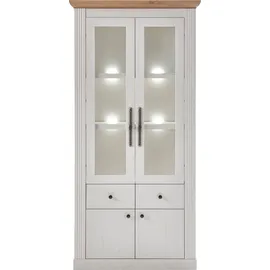 OTTO home Vitrine Westminster 97 x 42 x 202 cm Weiß