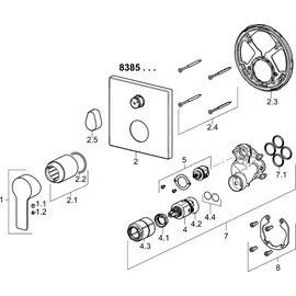 Hansa HansaLigna Thermostatregler (83859513)