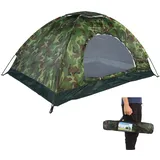Acogedor Pop Up Strandzelt, mit Einer verschließbaren Tür für 2-3 Personen, Outdoor-Tarnung UV-Schutzzelt - Automatische Sonnenzelte Anti-UV für Outdoor-Camping Camping Picknick mit Tragetasche