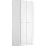 priess Drehtürenschrank Barcelona 78 x 193 x 78 cm weiß