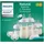 Philips AVENT Natural Response Glas-Geschenkset für Neugeborene – 3 x 120 ml und 2 x 240 ml Babyflaschen, 2 x ultra soft Schnuller 0–6 Monate, Flaschenbürste, BPA-frei (Modell SCD879/11)