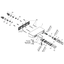 Hansgrohe ShowerTablet Select 300 Thermostat-Wannenbatterie (13151400)