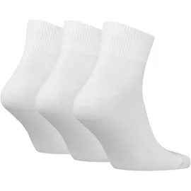 Levi's Unisex Quarter Socks White 39 42