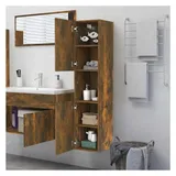 vidaXL Badezimmerschrank 30 x 130 x 30 cm Räuchereiche