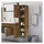 vidaXL Badezimmerschrank 30 x 130 x 30 cm Räuchereiche